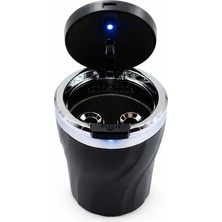 Efeaks Premium Açma Tuşlu LED Işıklı Araç Küllüğü