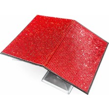 Efeaks Kırmızı Taşlı Ruhsat Kabı