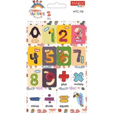 Tanex İlkokul Rakam Etiketi-8 Sticker 2 Li Mtc-116
