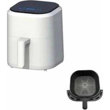 Hayat Store Hava Fritözü 4l Airfryer Pratik Uzun Ömürlü Yağsız Pişirme Taşınabilir - Lisinya