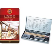  koh-ı noor gioconda artist´s art resim ve çizim seti metal kutu 8890