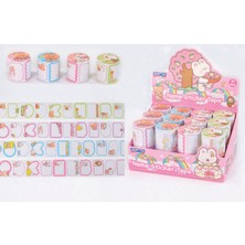 Gıpta Sticker Candy Rulo Etiket 4,5Cmx2Mt 4 Tasarım Mix K8909
