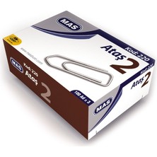  mas 220 ataş (ataç) nikel kaplı no:2 100 lü (24 kutu)
