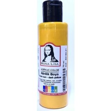 Südor Monalisa Akrilik Boya 70 Ml Dark Yellow Sd150-21 (12 Li Paket)
