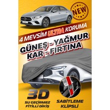Budge Mercedes A 200 Sedan - Klipsli 4 Mevsim  Araba Brandası - Oto Çadır Örtü