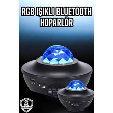 Hayat Store Projektör Yıldız Gece Lambası Disko Topu Bluetooth Bağlantılı Taşınabilir Şarjlı - Lisinya