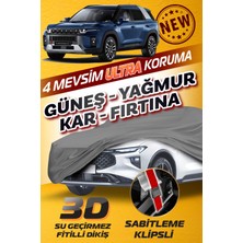 Budge Kgm - Ssangyong -  Torres - Klipsli 4 Mevsim  Araba Brandası - Oto Çadır Örtü