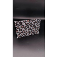 Efeaks Leopar Sarı Taşlı Ruhsat Kılıfı