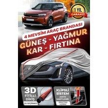 Budge Opel Frontera - Klipsli 4 Mevsim  Araba Brandası - Oto Çadır Örtü
