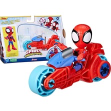 Hasbro Oyuncak Spider And His Amazing Frıends Motorsiklet ve Figür Spidey F6777-F7459