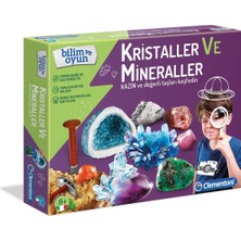 Clementoni Oyuncak Bilim ve Oyun Kristal Ler ve Mineraller CLE-64964
