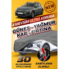 Budge Dacia Sanderosstepway - Klipsli 4 Mevsim  Araba Brandası - Oto Çadır Örtü