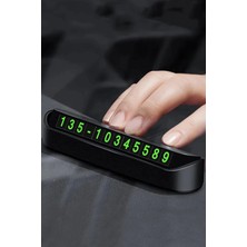 Efeaks Araç Numaratörü Fosforlu Oto Numaratik LED Park Telefon Numarası Ford Fiesta Fiat Egea Renault Clio