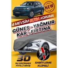 Budge Vw Tiguan - Klipsli 4 Mevsim  Araba Brandası - Oto Çadır Örtü