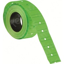 Tanex Makine Etiketi 12-21 Çizgili Fosforlu Yeşil Tnx1221510800 6 Lı (1 Paket 6 Adet)