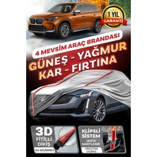 Budge Bmw X1 - Klipsli 4 Mevsim  Araba Brandası - Oto Çadır Örtü