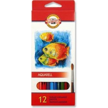  koh-ı noor sanatsal aquarelle sulu boya kalem seti 12 renk 3716-012004ks