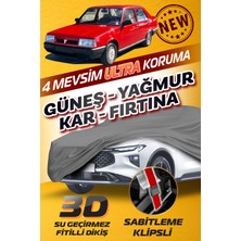 Budge Fiat Tofaş Doğan Şahin - Klipsli 4 Mevsim  Araba Brandası - Oto Çadır Örtü