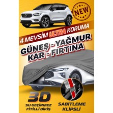Budge Volvo XC40 - Klipsli 4 Mevsim  Araba Brandası - Oto Çadır Örtü
