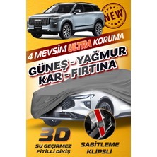 Budge Jaecoo 7 - Klipsli 4 Mevsim  Araba Brandası - Oto Çadır Örtü