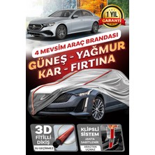 Budge Mercedes E Serisi - Klipsli 4 Mevsim  Araba Brandası - Oto Çadır Örtü