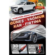 Budge Togg T10X - Klipsli 4 Mevsim  Araba Brandası - Oto Çadır Örtü