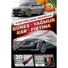 Budge Skoda Skala - Klipsli 4 Mevsim  Araba Brandası - Oto Çadır Örtü