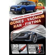 Budge Mini Countryman - Klipsli 4 Mevsim  Araba Brandası - Oto Çadır Örtü