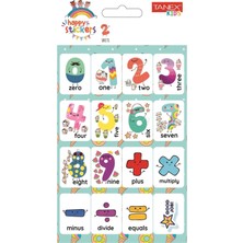 Tanex İlkokul Rakam Etiketi-1 Sticker 2 Li Mtc-109
