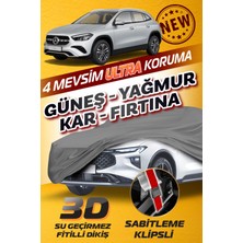 Budge Mercedes Gla - Klipsli 4 Mevsim  Araba Brandası - Oto Çadır Örtü