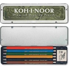  koh-ı noor set of mechanical pencils 2.0mm çizim kalemi seti 6 lı 5217