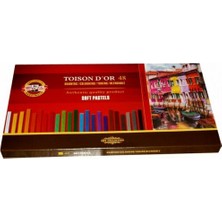  koh-ı noor sanatsal soft pastel boya seti 48 renk of artist´s dry chalks carre 8586 48
