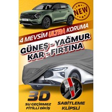 Budge Kia Sportage - Klipsli 4 Mevsim  Araba Brandası - Oto Çadır Örtü