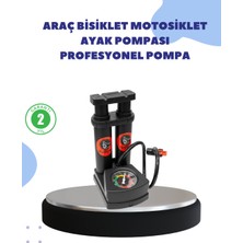 Hayat Store Çok Amaçlı Ayaklı Lastik Pompası Yüksek Hassasiyetli - Lisinya