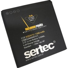 Çerçici Sertec - Vodafone - VOD-975 / CAB32A00001C1 Uyumlu Batarya