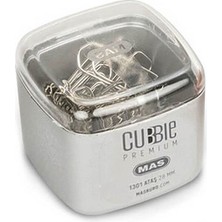  mas 1301 ataş (ataç) cubbie premium 28 mm silver (8 kutu)