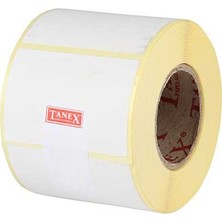 Tanex Barkod Etiketi Termal Eco 60X25 Mm 40 Mm Çap 1000 Li 1 Li (8 Paket)