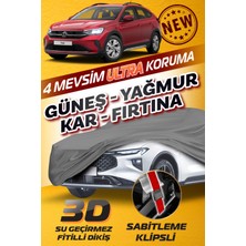 Budge Vw Taigo - Klipsli 4 Mevsim  Araba Brandası - Oto Çadır Örtü