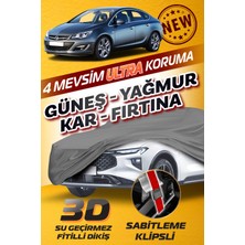 Budge Opel Astra Sedan - H - J - Klipsli 4 Mevsim  Araba Brandası - Oto Çadır Örtü