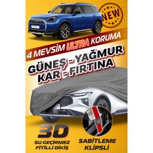 Budge Mini Countryman - Klipsli 4 Mevsim  Araba Brandası - Oto Çadır Örtü