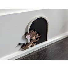 DU&ER Koşan Fare Figürlü Duvar Dekoru – Eğlenceli Aksesuar