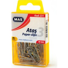  mas 231 ataş kristal kutu metal no:3 60 li (12 kutu)