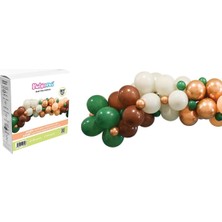 Balonevi Jungle Asorti Balon Dekorasyon Seti (70 Li Paket)