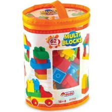 Dede Oyuncak Multi Blocks Blok Seti Çantalı Lego (62 Parça) 01253