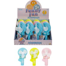 Hayat Store 8677A - Şeker Figürlü El Fanı 12 (Lisinya)