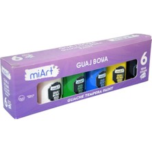 Miart Guaj Boya Tempera 6 Lı Set 30 Ml 306