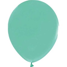 Bafix Balon 12" Baskı Su Yeşili (100 Lü Paket)