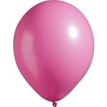 Bafix Balon Metalik Fuşya (100 Lü Paket)