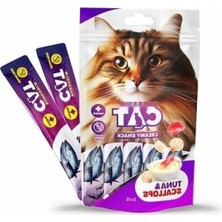 Esranın Dünyası Kaliteli Kedi Ödül Maması - Ton-Deniz Tarağı (5X15 Gr)