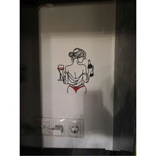 DU&ER Wine Temalı Duvar & Kapı Dekor Tabelası – Ev Aksesuarı